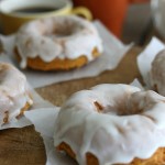 With only 3 ingredients, you can have these delicious Homemade Pumpkin Doughnuts! Add a simple 2 ingredient glaze and they are out of this world! Grab a cup of coffee, because you are going to want a couple of these amazing Homemade Donuts!