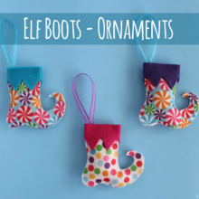 Make these darling Felt Christmas Ornaments to hang on your tree or give as Christmas gifts! Pin to your Christmas Board!