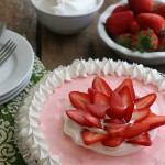 Only 4 ingredients is all you need for this delicious Easy Strawberry Cream Pie! Special enough for holidays yet easy enough for weeknight dessert!